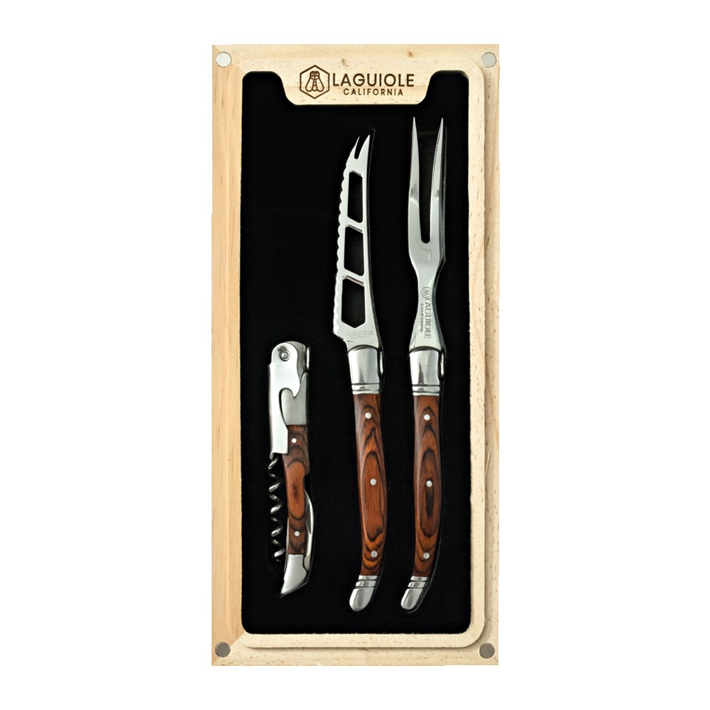 Logo Branded Laguiole California Cheese Knife Set