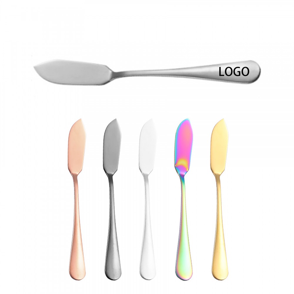 Stainless Steel Cheese Knife Custom Printed