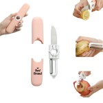 Custom Printed 2-in-1 Fruit Knife Set with Peeler