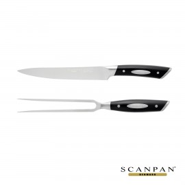 Promotional Scanpan 2pc Carving Set - Black  Promotional Scanpan 2pc Carving Set - Black