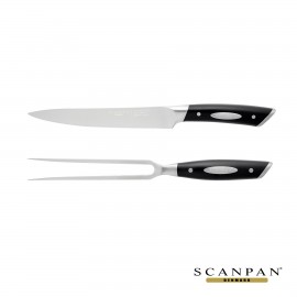 Promotional Scanpan 2pc Carving Set - Black