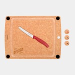 Logo Branded Swiss Army - Victorinox Large Gourmet Cutting Board with Knife Combo Set