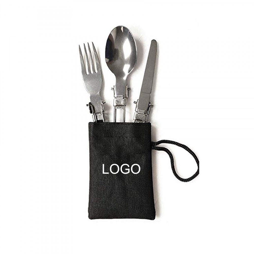 Custom Printed Folding Tableware Spoon Fork Knife Set Custom Printed Folding Tableware Spoon Fork Knife Set