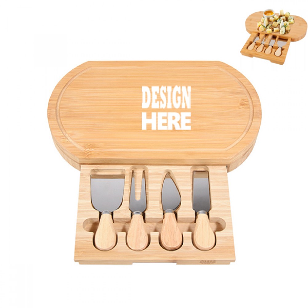 Custom Printed Cheese Board Gift Box Set