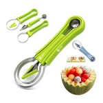 Stainless Steel Melon Cutter Fruit Carving Tools Set with Logo