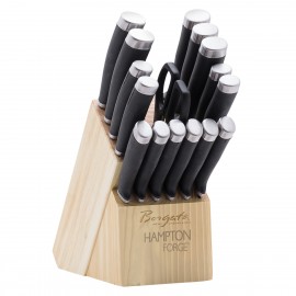 Personalized Hampton Forge Epicure 17 Piece Cutlery Block Set  Personalized Hampton Forge Epicure 17 Piece Cutlery Block Set