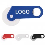 Logo Branded Pizza Cutter with Bottle Opener