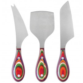 Custom Imprinted Baltique Marrakesh Collection Cheese Knife Set (3 Piece)