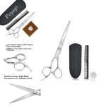 Customized 6" Sharp Lefty Hand Hair Cutting Scissors Hairdressing Shears Set