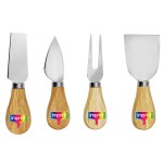 Stainless Steel Cheese Knife Set Logo Branded