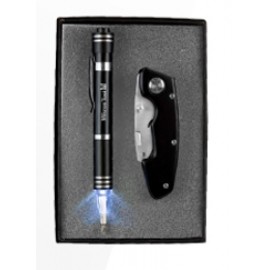 Personalized LED Screwdriver & Utility Cutter Gift Set