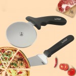 Logo Branded Pizza Cutter Wheel Pizza Shovel Kitchen Tool Set