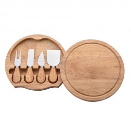 Swivel-style Circular Cheese Set with Logo