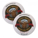 Personalized 110-Point 4" Pulp Board Coaster - Round or Square