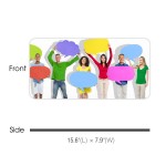 Custom Imprinted Plasma Keyboard Mat 15*8