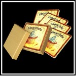 4 Square Coaster Gift Box Set Logo Branded