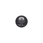 Custom 3" Black Round Silicone Coaster