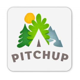 Promotional 40 pt. Pulpboard Coaster, 3.5" Square, Digital