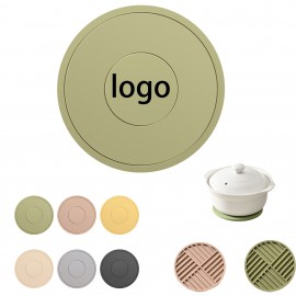 Silicone Heat Resistant Insulated Coaster with Logo