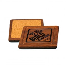 Promotional Square Wood Coaster