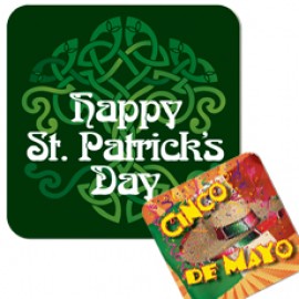 Personalized Square ECO Coaster Board - Full Color  Personalized Square ECO Coaster Board - Full Color