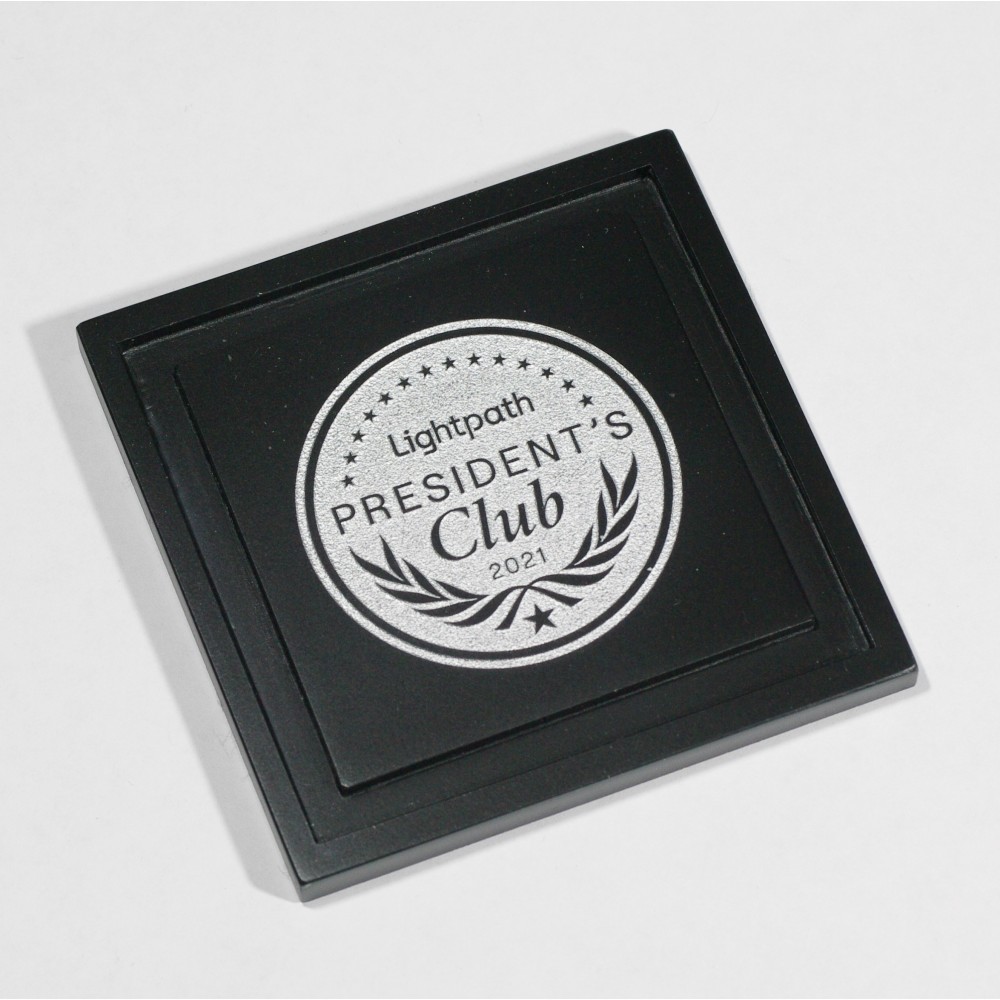Promotional Square Square Groove Coaster