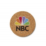 3 1/2" Round Coaster - Full Color with Logo