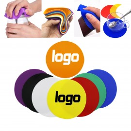 Custom Multi-purpose Silicone Round Jar Opener Coaster