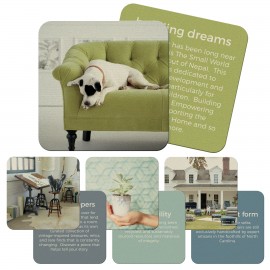 Custom Square ECO Coaster Sets