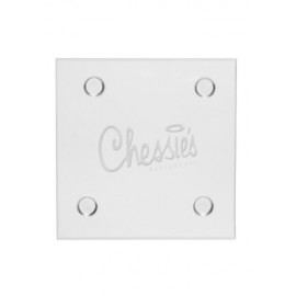 4&amp;amp;amp;amp;amp;quot; Square Glass Coaster with Logo