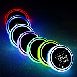 Personalized LED Car Cup Holder Coasters with Logo  Personalized LED Car Cup Holder Coasters with Logo