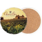 Custom Imprinted Tumbled Tile Round Coasters - Bulk