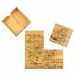 Custom Ohio Puzzle Coaster Set