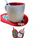 Custom Neoprene Christmas Theme Cup Coaster