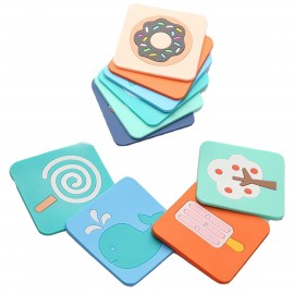 Logo Branded Custom Square PVC Coaster