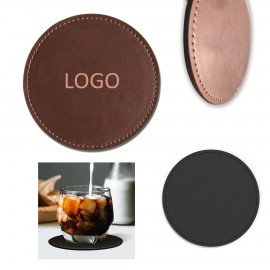 Leather Coasters with Logo