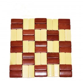 Logo Branded Bamboo Table Coaster  Logo Branded Bamboo Table Coaster