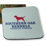 4" Square Coaster with Logo