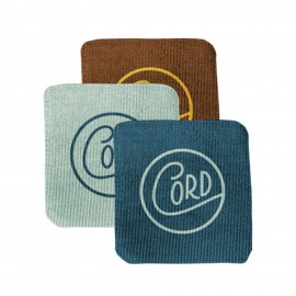 Continued Dripsy Coaster (Corduroy) with Logo