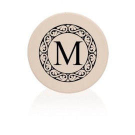 Logo Branded 4" Round Ceramic Coaster  Logo Branded 4" Round Ceramic Coaster
