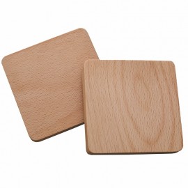 Personalized Square Wood Coaster 3.5"