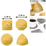 Customized Stainless Steel Inspirational Coaster Set