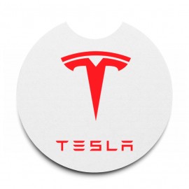 40 pt. Pulpboard Coaster, 2.5" Car with Logo