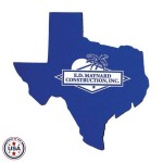 Logo Branded Premium 6" Texas Shape Foam Coasters