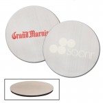 Stainless Steel Round Beverage Coaster with Logo