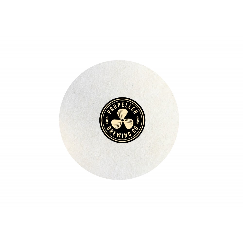 3.5" Medium-Weight Round Coaster Custom Printed 3.5" Medium-Weight Round Coaster Custom Printed