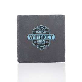Personalized Sohag Square Slate Shape Coaster