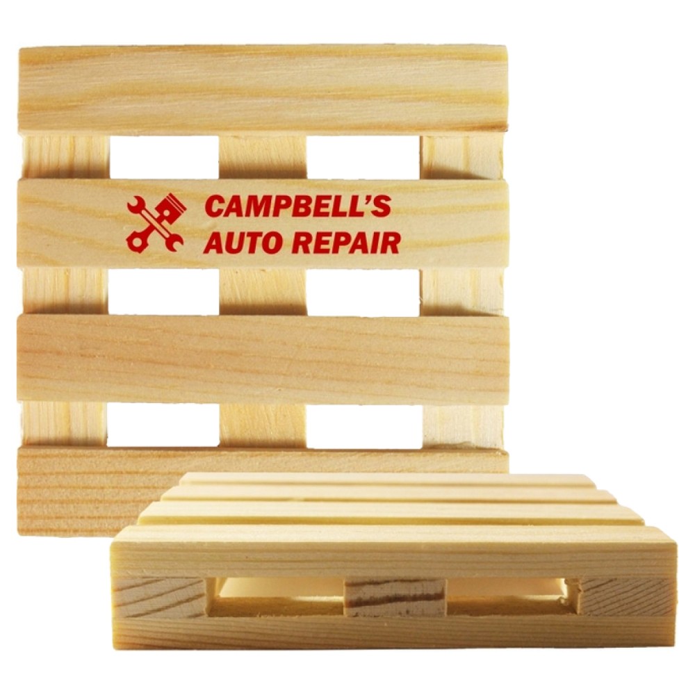 Pallet Coaster Logo Branded Pallet Coaster Logo Branded