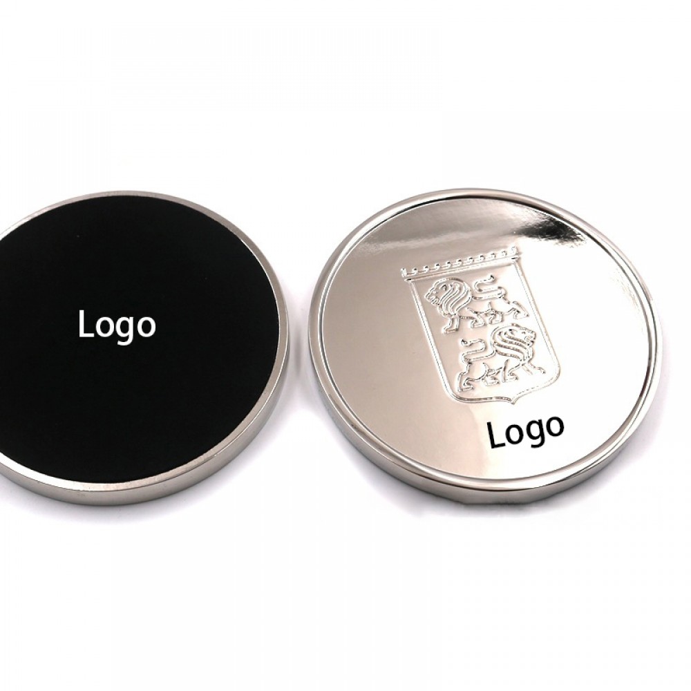 Metal Non-Slip Heat Resistant Cup Coaster with Logo