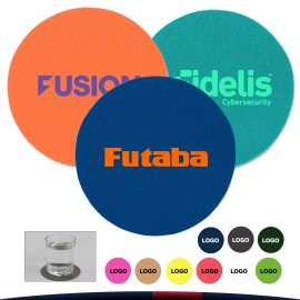 Rayton Round Foam Coasters with Logo